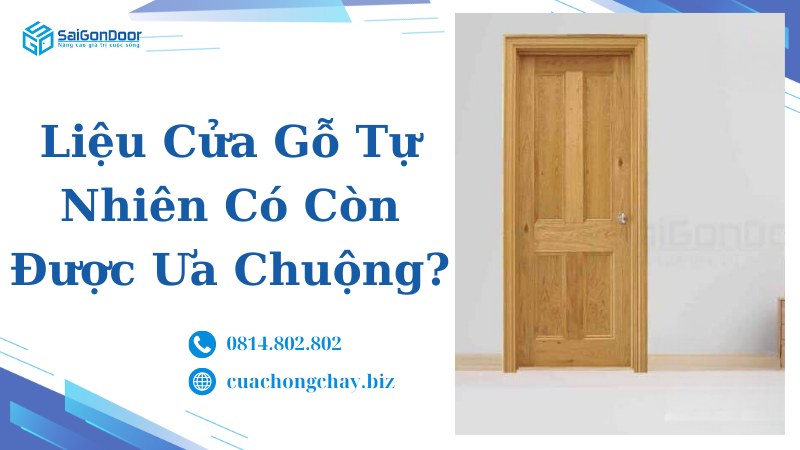 Liệu Cửa Gỗ Tự Nhiên Có Còn Được Ưa Chuộng?