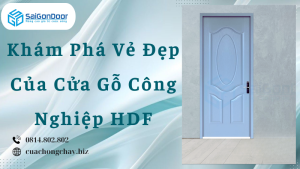 Khám Phá Vẻ Đẹp Của Cửa Gỗ Công Nghiệp HDF