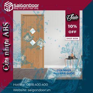 Cửa nhựa ABS - cửa nhựa giả gô cao cấp
