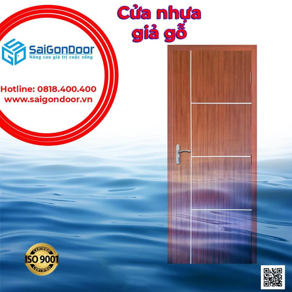 Cửa có độ thẩm mỹ cao, mang đậm phong cách Hàn Quốc