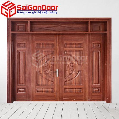 Cửa Thép Vân Gỗ SGD-KM.TVG-4C.28