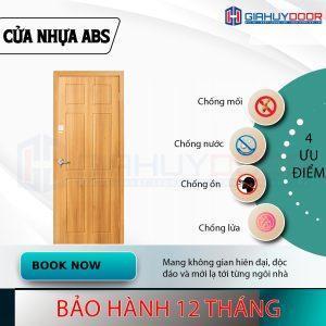 CẬP NHẬT BÁO GIÁ CỬA NHỰA ABS HÀN QUỐC HUYPHATDOOR MỚI NHẤT
