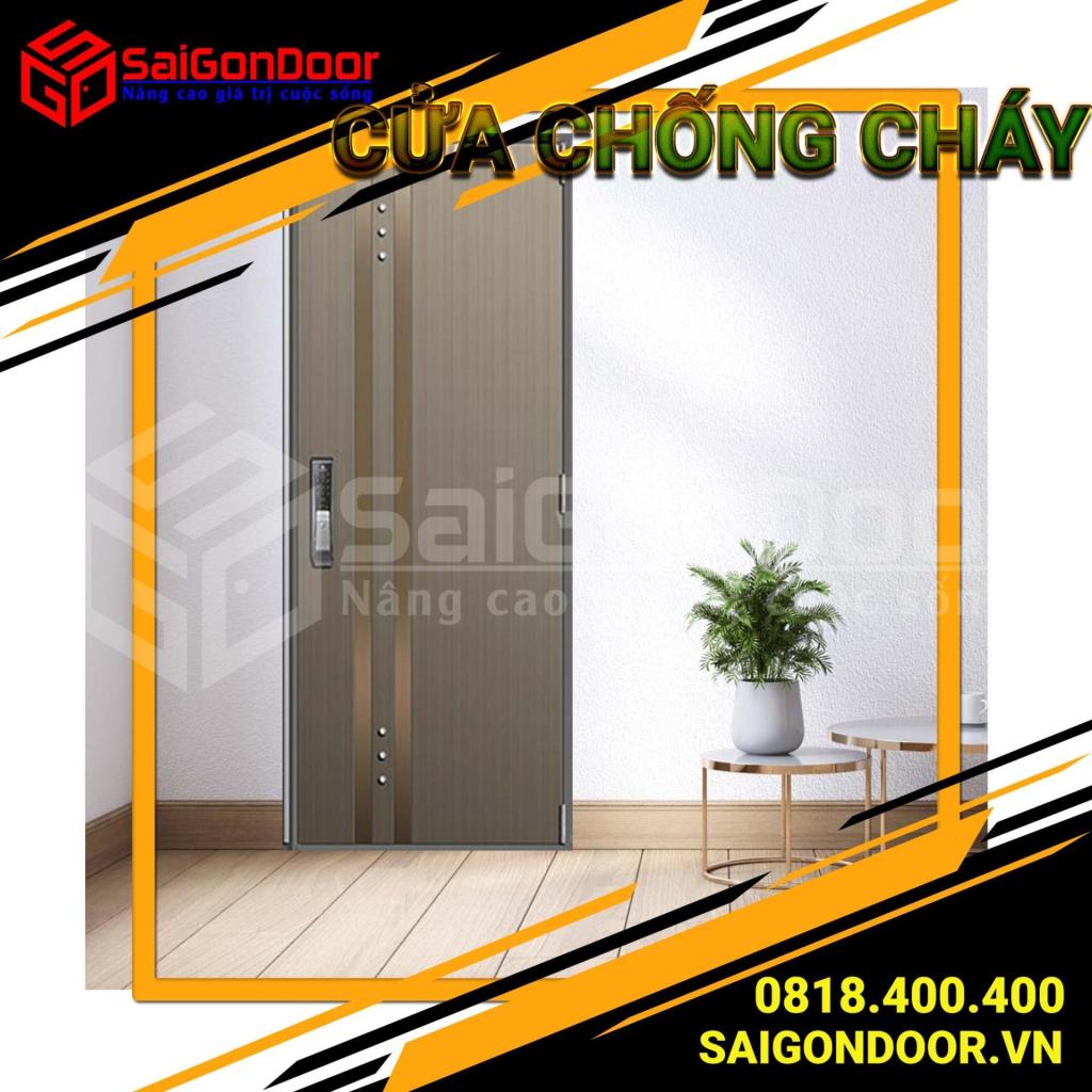 Sử dụng cửa chống cháy nhằm đảm bảo an toàn cho người và tài sản
