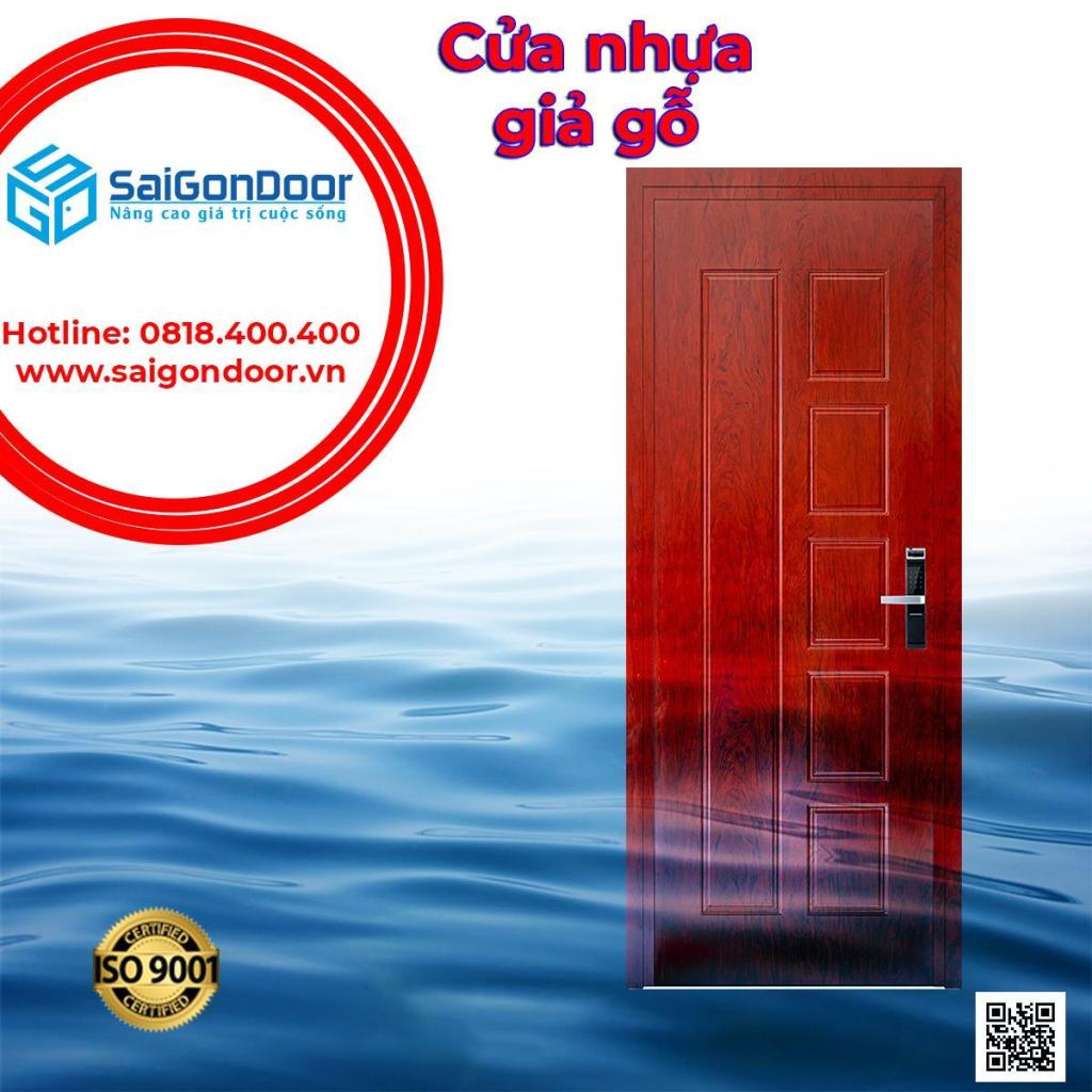 Cửa nhựa giả gỗ SaiGonDoor