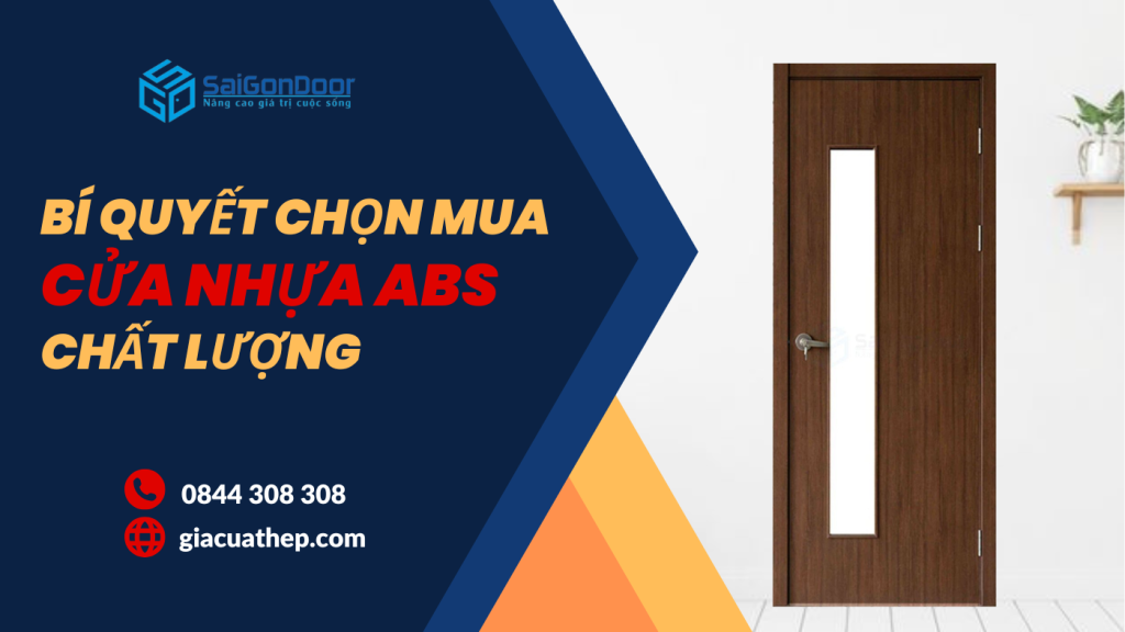 Bí quyết chọn mua cửa nhựa ABS Hàn Quốc chất lượng