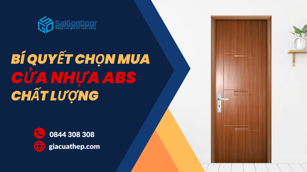 Bí quyết chọn mua cửa nhựa ABS Hàn Quốc chất lượng