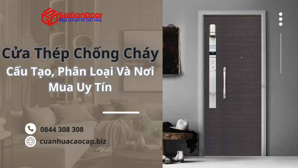 Cửa Thép Chống Cháy: Cấu Tạo, Phân Loại Và Nơi Mua Uy Tín