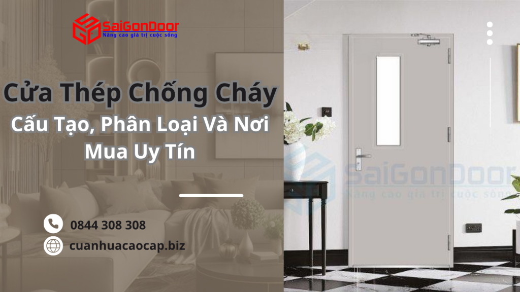 Cửa Thép Chống Cháy: Cấu Tạo, Phân Loại Và Nơi Mua Uy Tín