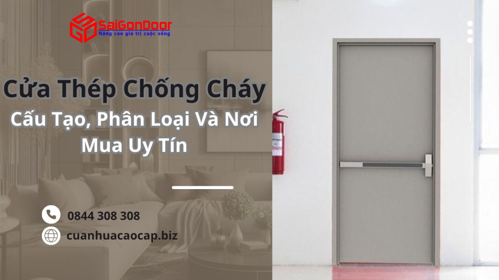 Cửa Thép Chống Cháy: Cấu Tạo, Phân Loại Và Nơi Mua Uy Tín