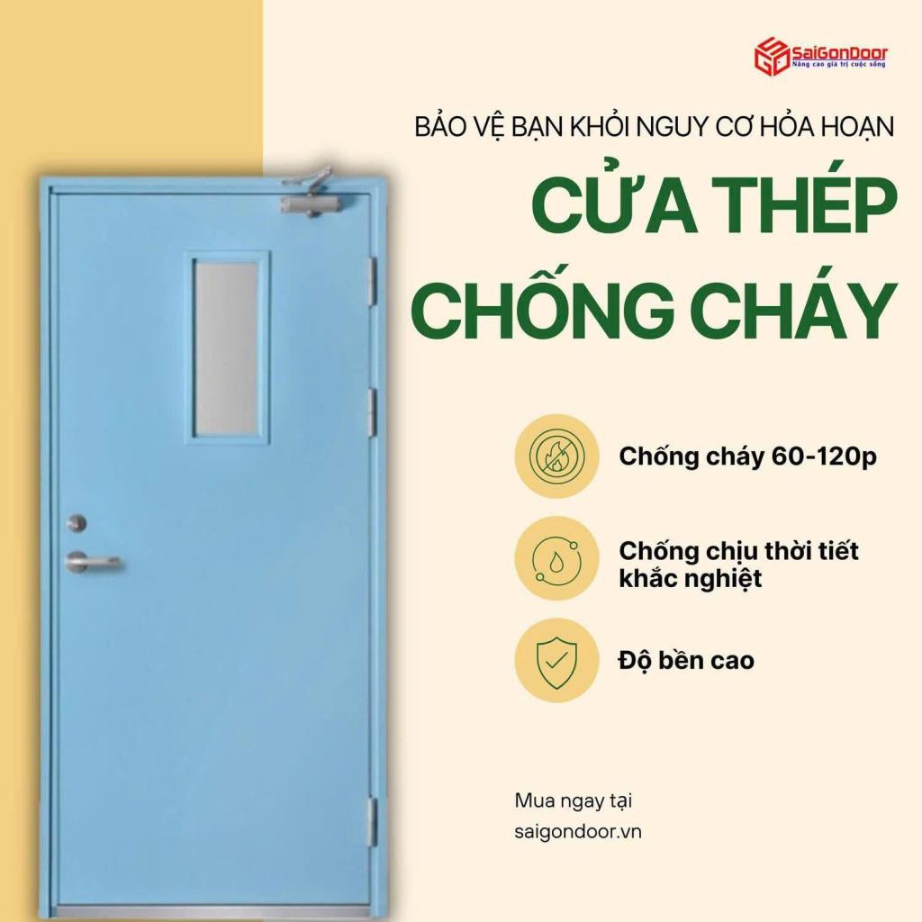 Cửa Thép Chống Cháy Cho Tòa Nhà – Giải Pháp An Toàn Bảo Vệ Con Người Và Tài Sản