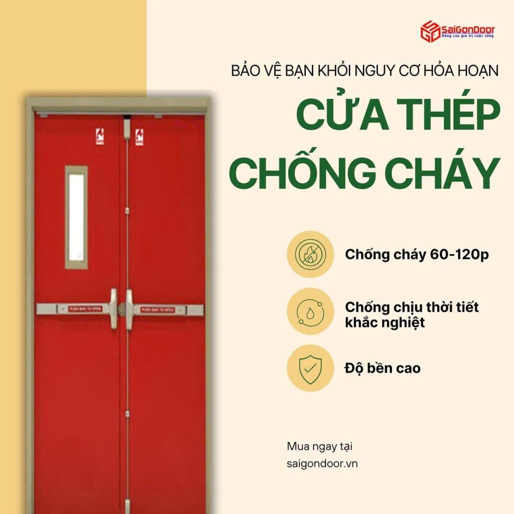 Cửa Thép Chống Cháy Cho Tòa Nhà – Giải Pháp An Toàn Bảo Vệ Con Người Và Tài Sản