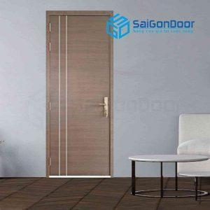 Thi công cửa gỗ HDF Melamine Sài Gòn Door tại Khánh Hòa