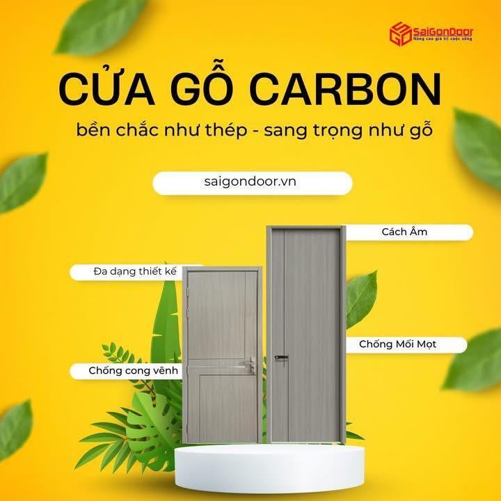 Cửa gỗ Carbon – Giải pháp cửa hiện đại, bền đẹp cho mọi công trình