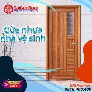 Mẫu cửa nhựa Đài Loan nhà vệ sinh