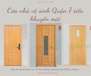 Cửa nhà vệ sinh Quận 7 siêu khuyến mãi
