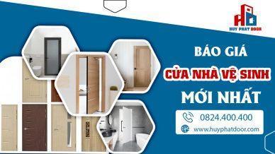 Báo giá cửa nhựa nhà vệ sinh mới nhất, đa dạng mẫu mã