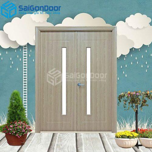 Cửa Nhựa Composite 2 canh-CP-SGD