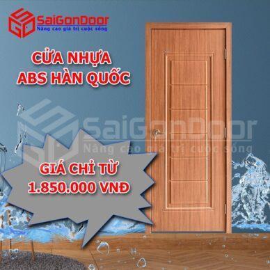 Cửa nhựa ABS Hàn Quốc giá chỉ từ 1.850.000 VNĐ