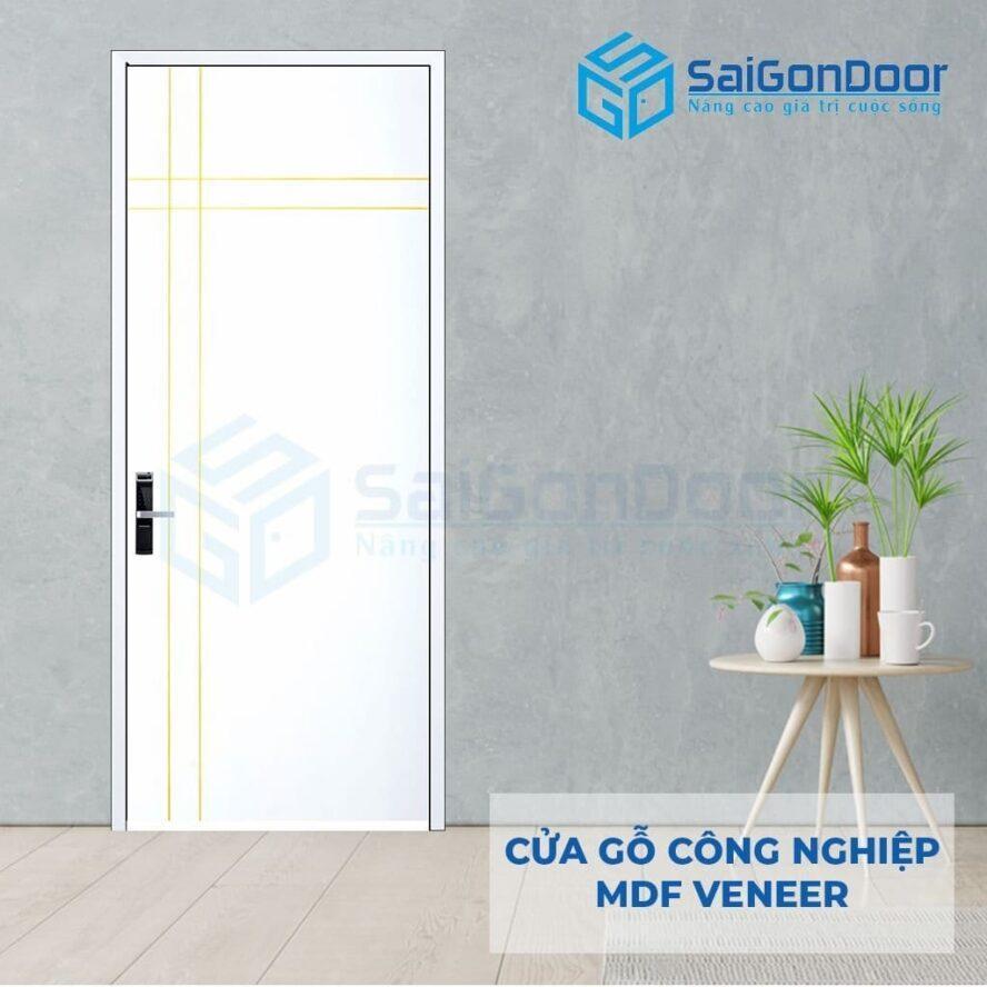 Cửa gỗ công nghiệp MDF Veneer