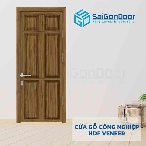 Cửa gỗ công nghiệp HDF Veneer Cửa gỗ công nghiệp HDF Veneer