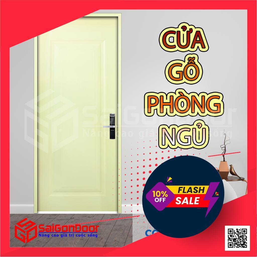 Cửa gỗ công nghiệp phòng ngủ SaiGonDoor