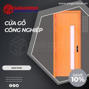 Cửa gỗ công nghiệp MDF Veneer