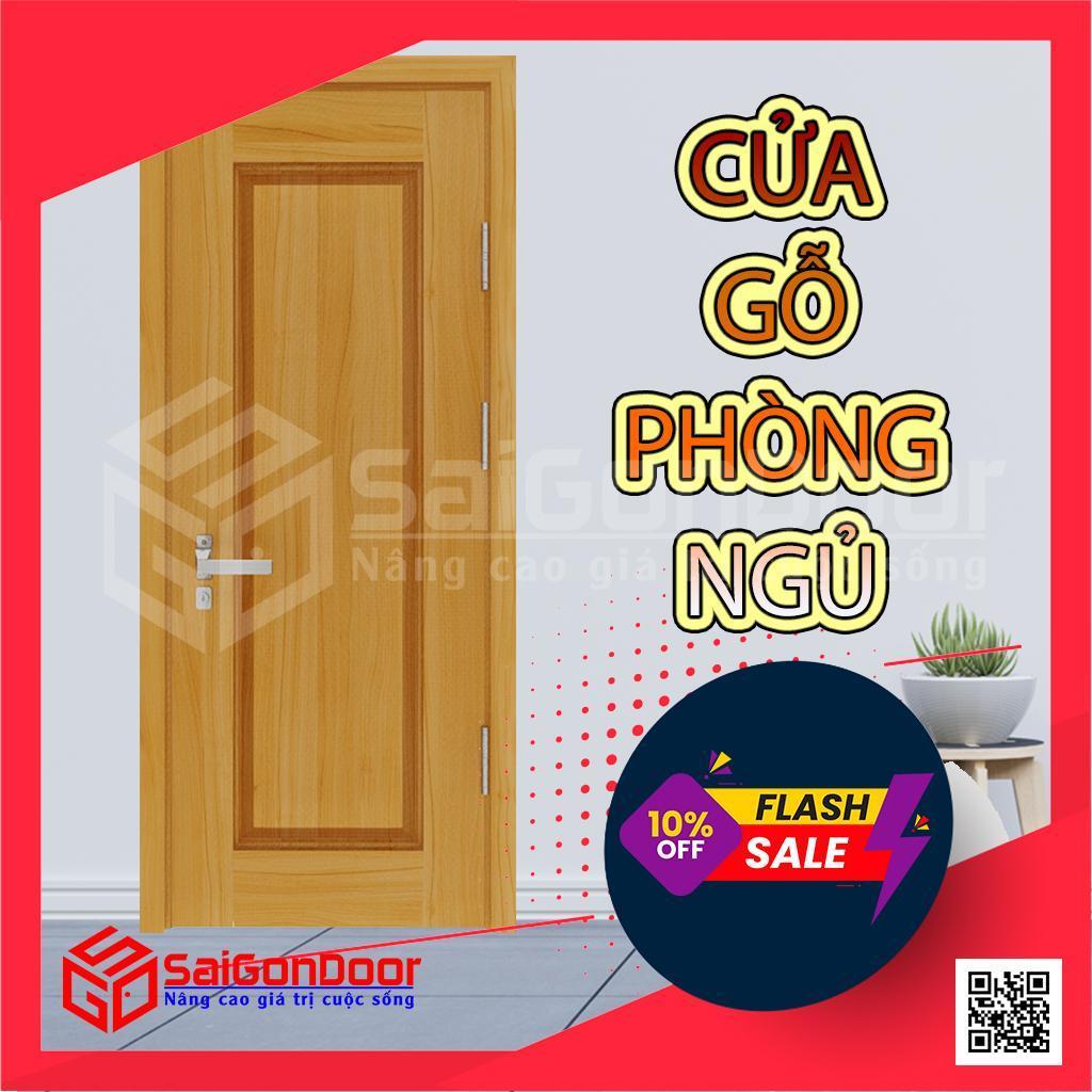 Cửa gỗ công nghiệp phòng ngủ SaiGonDoor