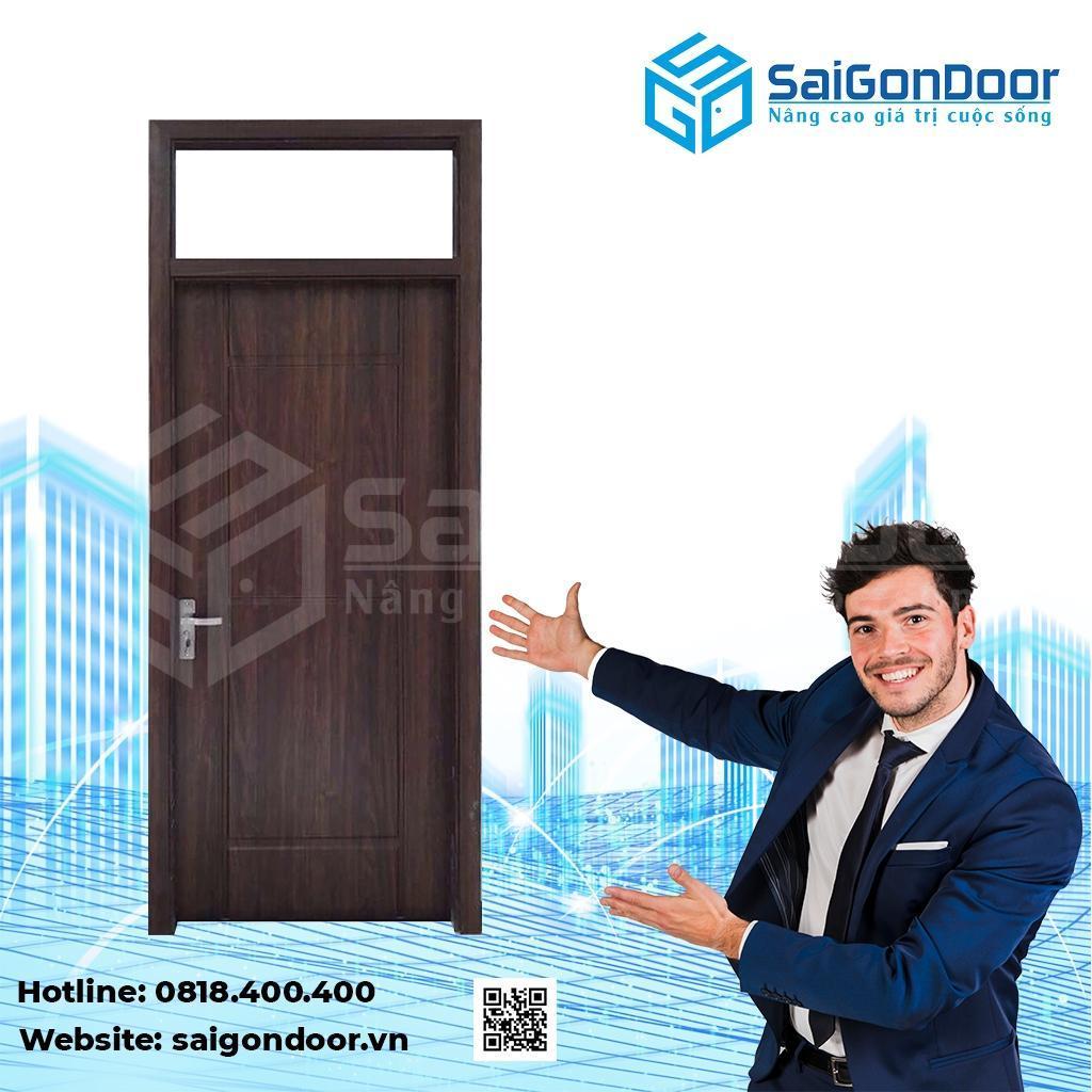 cửa nhà tắm nhựa gỗ Composite