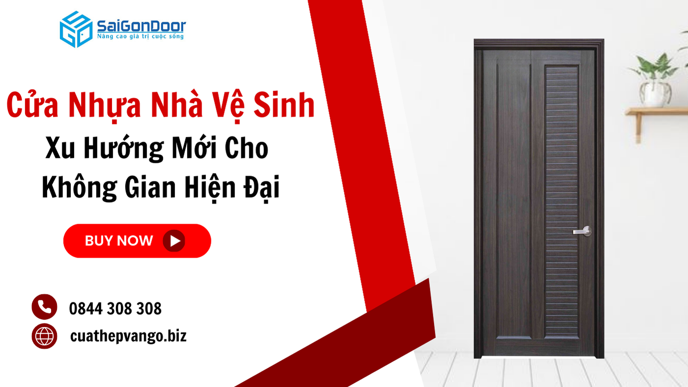Cửa Nhựa Nhà Vệ Sinh – Xu Hướng Mới Cho Không Gian Hiện Đại