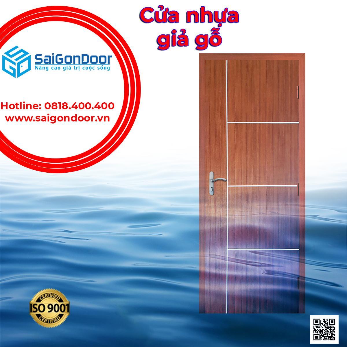 Cửa có độ thẩm mỹ cao, mang đậm phong cách Hàn Quốc