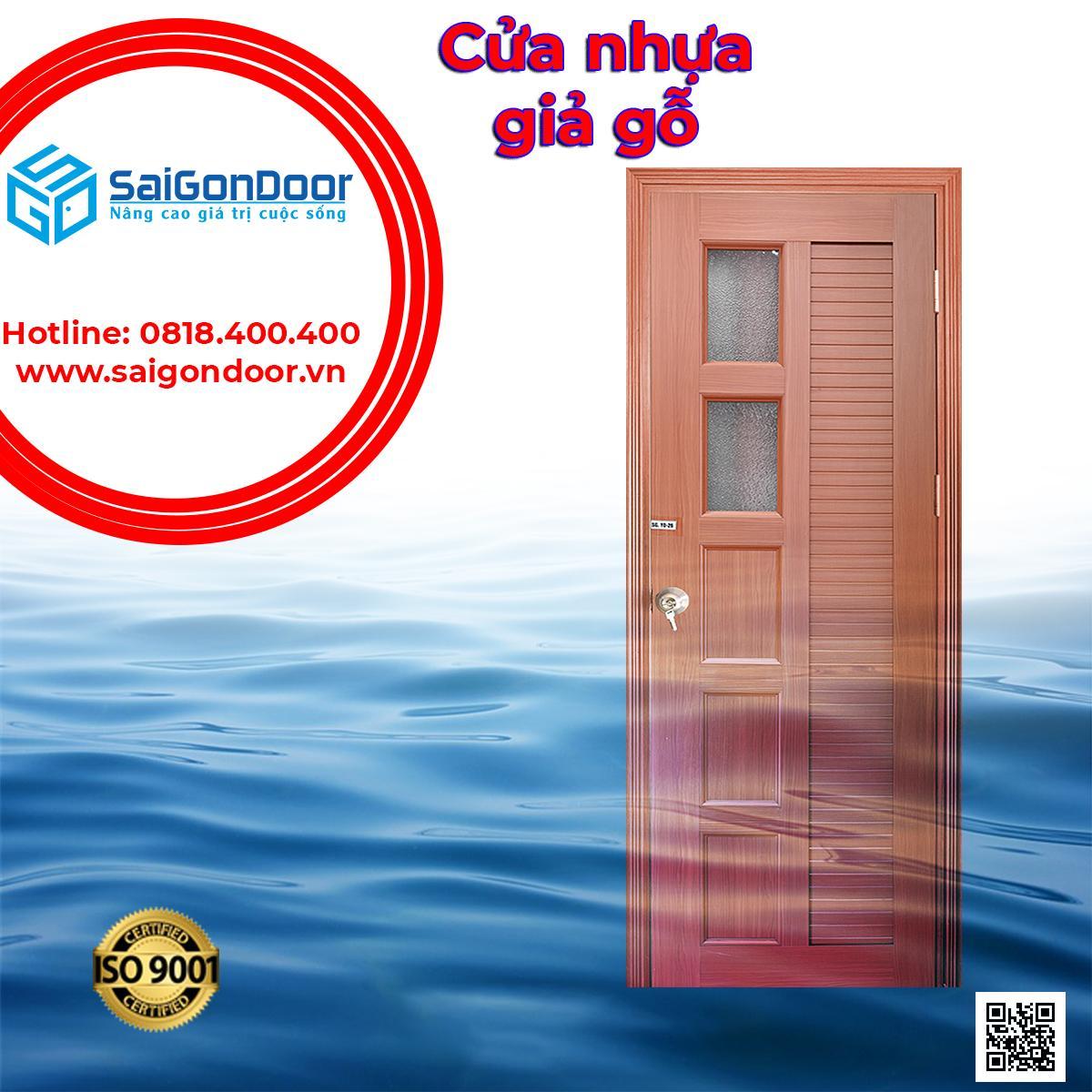 Cửa nhựa giả gỗ SaiGonDoor