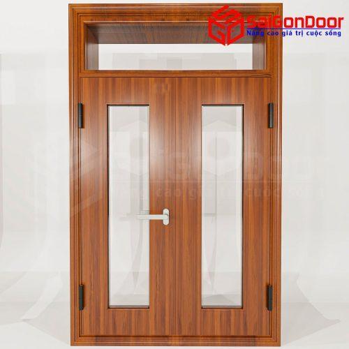 Cửa Nhôm Vân Gỗ SGD-CNVG-61