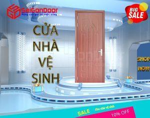 Mẫu cửa nhà vệ sinh SaiGonDoor Hot 2022