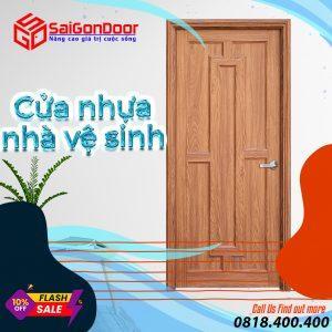 SaiGonDoor báo giá cửa nhựa nhà vệ sinh 2022