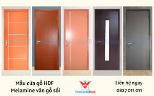 Top 100 Mẫu cửa gỗ HDF Melamine chất lượng với giá cả hợp lý