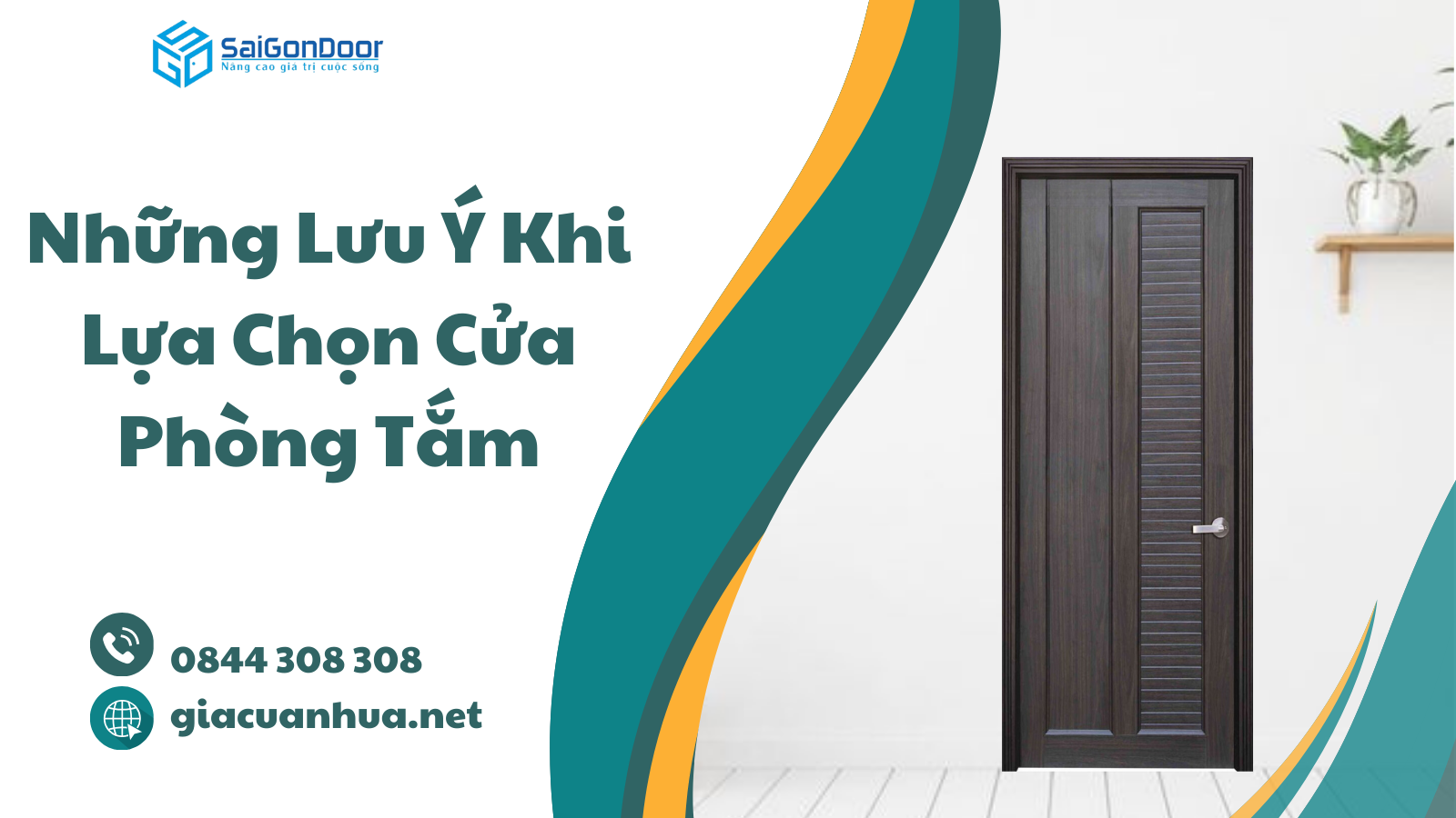 Những Lưu Ý Khi Lựa Chọn Cửa Phòng Tắm