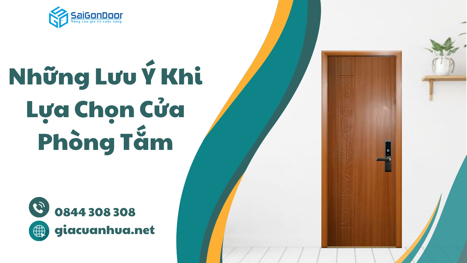 Những Lưu Ý Khi Lựa Chọn Cửa Phòng Tắm