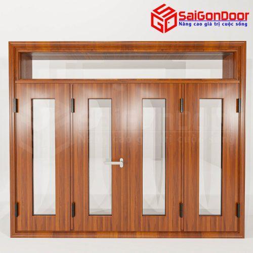 Cửa Nhôm Vân Gỗ SGD-CNVG-62