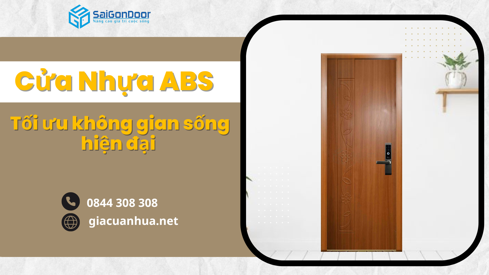 Cửa nhựa ABS: Lựa chọn tối ưu cho không gian sống hiện đại