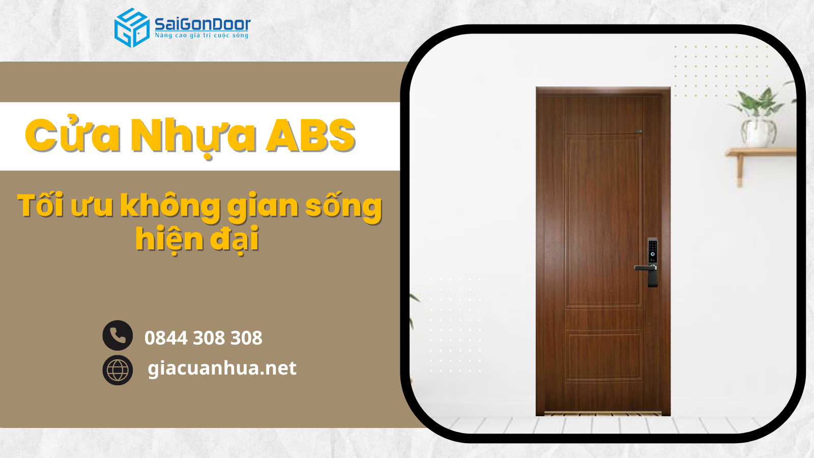 Cửa nhựa ABS: Lựa chọn tối ưu cho không gian sống hiện đại
