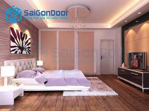 Trong phong thuỷ phòng ngủ, cần tránh đặt cửa đối diện gương