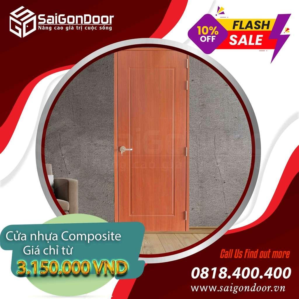 Tọng lượng nhẹ giúp giảm tải trọng lên công trình, tránh tình trạng cửa bị lệch