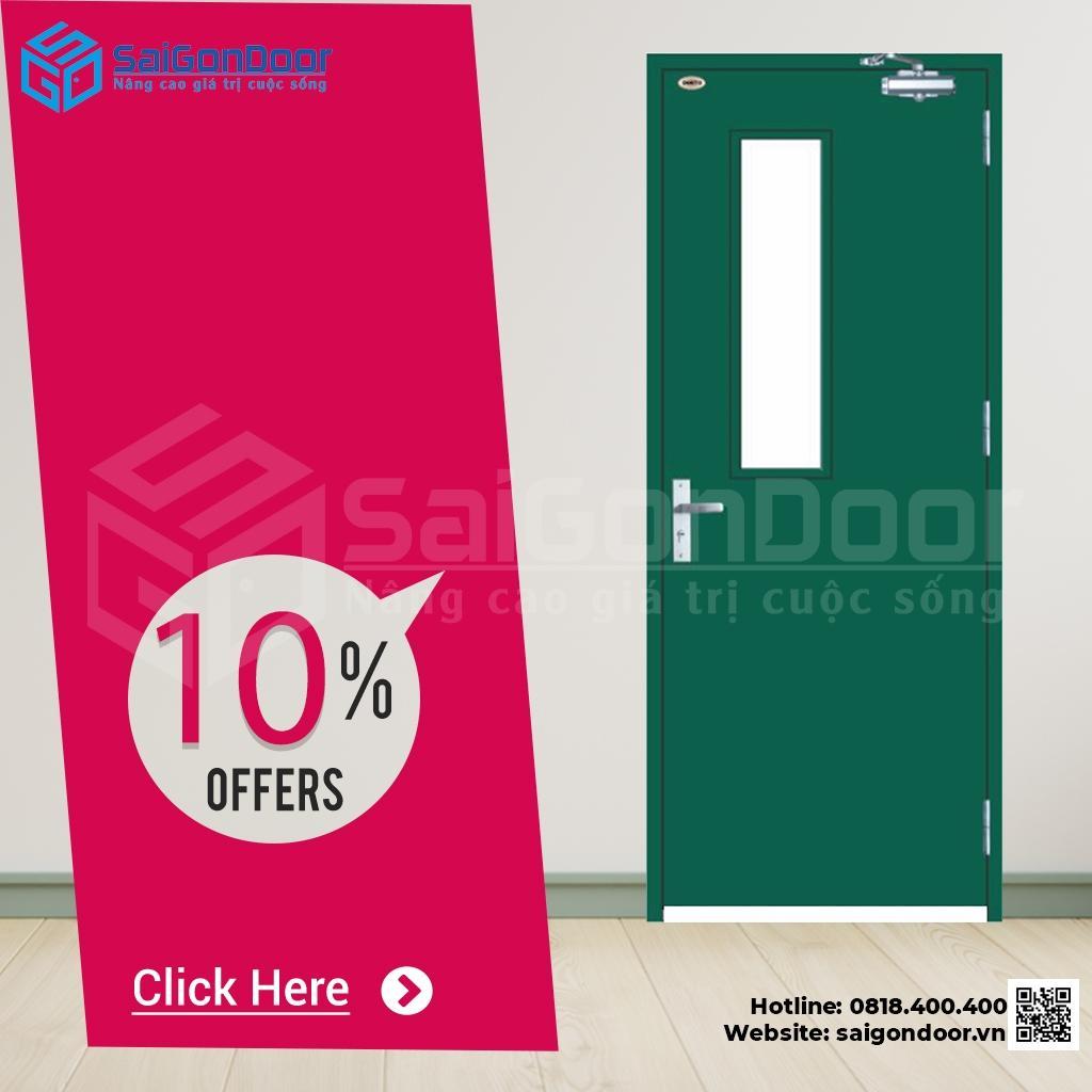 Cửa thép chống cháy SaiGonDoor - quy trình lắp đặt