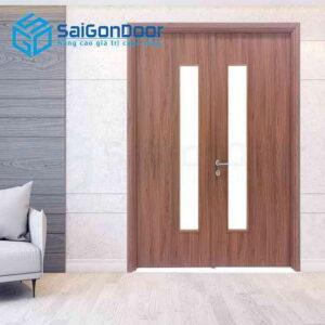 Cửa Gỗ MDF Melamine 2P1G1
