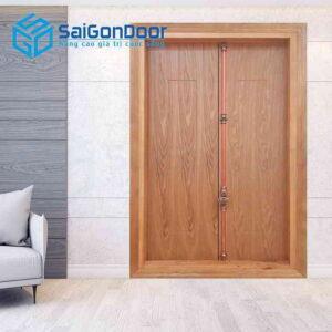 Cửa Gỗ MDF Veneer cua so 2 canh