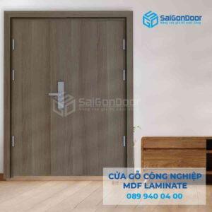 Cửa Gỗ Công Nghiệp MDF Laminate 2P111