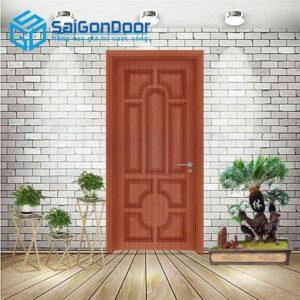 Cửa Nhựa Gỗ Composite 018 teak 2