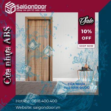 Cửa nhựa ABS giả gỗ cao cấp