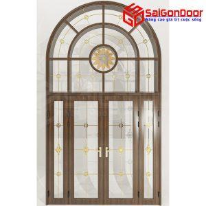 Cửa Nhôm Vân Gỗ SGD-CNVG-12