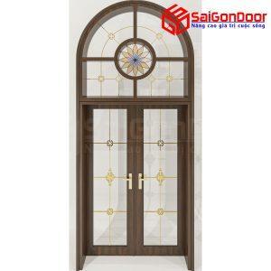 Cửa Nhôm Vân Gỗ SGD-CNVG-13